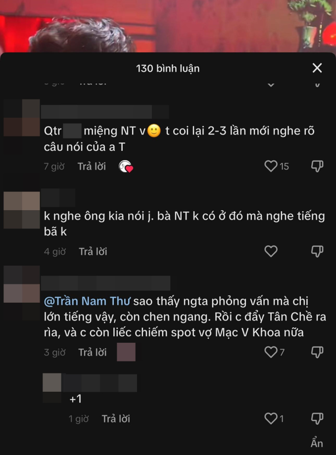 Tranh cãi việc Nam Thư lớn tiếng chen ngang vợ chồng bạn diễn, netizen bất bình: Tưởng mình trung tâm vũ trụ? - Ảnh 6.